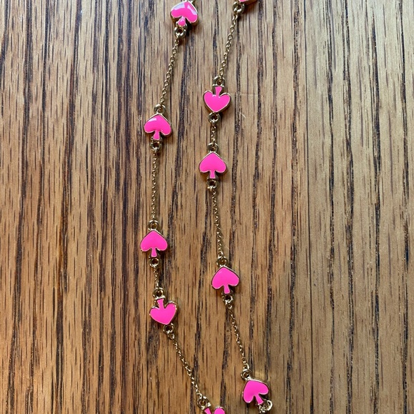 kate spade Jewelry - Kate Spade Enameled Heart Necklace